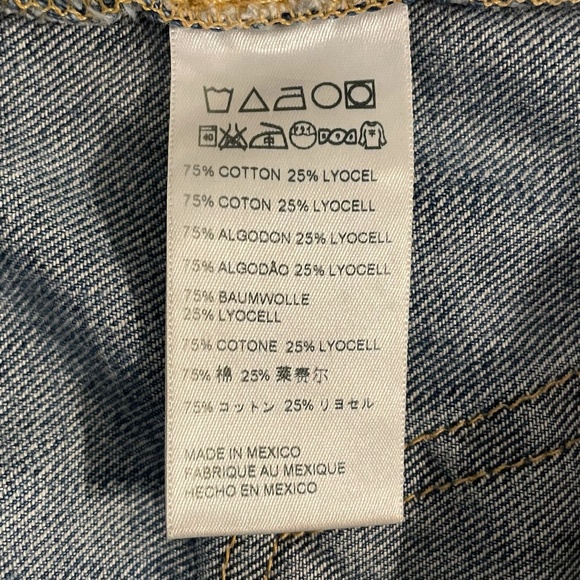 Able‎ The Cut Off Distressed Denim Jean Shorts Size 26 - Picture 5 of 6